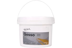 Mont Marte Gesso 1,89 Litri – Bianco – Primer universale ideale per Acrilico e Vernici ad Olio – Primer perfetto per la Tela