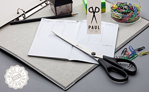 Paul 974 Papier Schere, Bastelbedarf, 26 cm lang, schwarz - 3