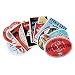 Produktbild KiaraL Retro Koffer Sticker Aufkleber Wasserdicht Gepäck Aufkleber 55 Stück für Laptop, Koffer, Skateboards, Kühlschrank, Schrank