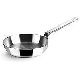 IBILI - Blinis Tricapa Triply Natural 12 cm Frying Pan, Stainless Steel, Suitable for Induction, Non-Stick
