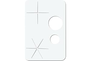 Herterich Products Sparkles Airbrush Stencil | Modello di stencil | Riutilizzabile e resistente ai solventi | Mylar 0,1-0,2 cm | Per aerografo, spray e vernici acriliche | Tattoo & Graffiti Design