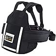 Jolik Upgrade Child Motorcycle Safety Harness, Adjustable Kid Motorcycle Belt with Pocket, Reflective Breathable Material in Black