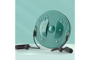 ‎CRETEE Twist Boards für das Training, Multifunktions Magnet Massage Fitness Drehscheibe mit Kordelzug Bauchtrainer Drehscheibe Aerobic-Training für Fußmassage und Taille Übung