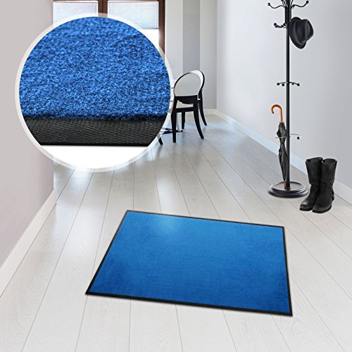 Use & Wash® Schmutzfangmatte Joy - 5 Größen wählbar - blau - 43x60cm