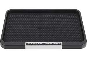 WAKAUTO Auto Armaturenbrett Matte -Rutsch-Fahrzeug Parfüm Telefon Pad Matte Fahrzeug Ablage für Handy Schlüssel Sonnenbrille (schwarz)