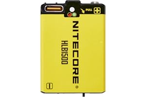 Nitecore HLB1500 Batterie USB Li-ion 1500 mAh pour UT27 2024, Noir