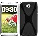 Produktbild PhoneNatic Case für LG G Pro Lite Hülle Silikon schwarz X-Style + 2 Schutzfolien