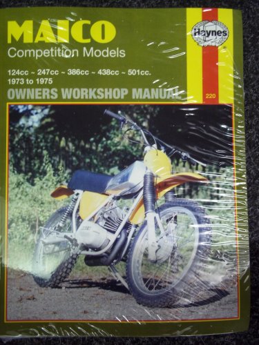 Maico Competition Models: 124cc 247cc 386cc 438cc 501cc 1973 to 1975 Models