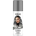 CD COSMO DESIGNS Temporary Silver Glitter Hair Colour Spray 100ml For Unisex, Suitable for All Hair Types, Hair Color, Haircare, Beauty