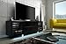 Produktbild Waschtisch TV Vero II mit LED/Kabinett für die TV/(schwarz/Fronten schwarz glänzend)