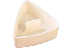 LNYMZD Beige Onigiri Mould,Large Rice Mold Musubi Maker Kit, Non Stick Rice Mould for Kid Lunch,Kitchen, Portable Ball Maker for Picnic, Home Sushi Plates