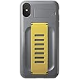 Grip2u BOOST Case with Kickstand for Apple iPhone XS Max - Graphite yellow