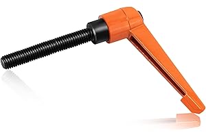 HAIMAYEE Poignée à Levier de Serrage Réglable,M10 Poignée de Serrage,Filetage Mâle Poignées Réglables de Machine 60mm