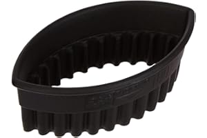 Paderno World Cuisine Emporte-pièce Ovale cannelé PA+ en Composite de 10,2 cm par 7,5 cm