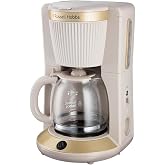 Russell Hobbs Drip Coffee Maker [1,25L, 1100W] Bront&euml; Stone (Glass Jug, 10 | 1100 W, WhirlTech Technology, Leakproof, Heat Ma