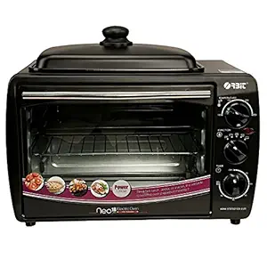 Orbit Neo 18 Litre 1200-w Aluminium Electric Convection Oven Toaster Grill (Black)