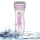 Viitop.eu Ladies Electric Shaver, 3-Blade Cordless Women's Electric Razor with Pop-Up Trimmer, Women Rechargeable Shaving Epilator Razor Female Facial Body Epilators Smooth Hair Away Hairs Removal, Use Wet or Dry