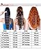 S-noilite Fashion 26 Inches (66cm) Half Full Head One Piece 5clips Clip in Hair Extensions Long Straight Extension(Dark Black)