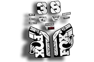 CUAC REVOLUTION Pegatinas Horquillas Compatible con Fox Factory 38 EBIKE 2021 Bicicleta Ciclismo