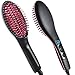 JHMART 2 in 1 Ceramic Hair Straightener Brush (BLACK) RS.640.00