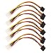 Produktbild ForU-1 4 Pin IDE Stecker auf Dual SATA Y Splitter weiblich HDD Power Adapter Kabel