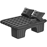 GoMechanic Car Inflatable Bed with Pump & 2 Air Pillow|Quick Inflatable Back Seat Bed|Car Inflatable Mattress|Car Bed Mattres