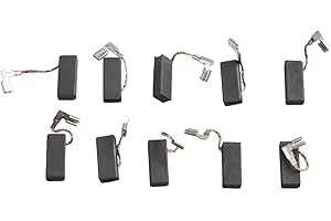 COOKIBLEND Escobillas de carbono A96 de repuesto adecuadas para taladro de martillo para Bosch GBH2-22 GBH2-23 GBH2-24 GBH2-26 accesorios de herramientas de repuesto (paquete de 10)