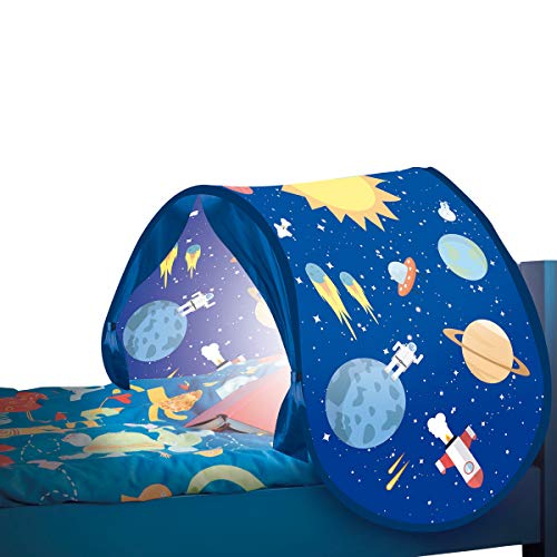 BEST DIRECT Starlyf Sleep Fun Original comme Vu à la Télé Tente Playhouse, Tente de Lit, Tente de Rêve - Accessoire Chambre pour Enfant, Pop up Lit pour Fille & Garcon (Bleu)
