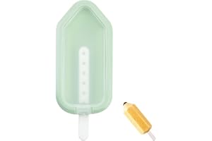 TINGDONGWEI JDXun 1 Pezzi Stampi per Ghiaccioli in Silicone, Mini Formine Ghiaccioli Riutilizzabile con Coperchi per Ghiaccioli DIY