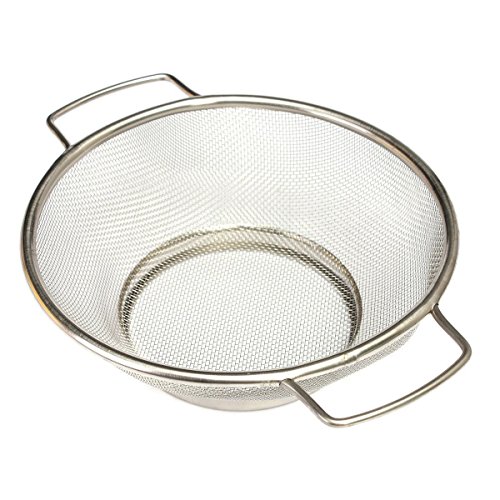 Des Küchen-Sieb Sieb mit Fuß – feinmaschig – Edelstahl – Set von 2 – Ø 20 und 24 cm - 6