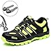 Produktbild SUADEEX Damen Herren Sicherheitsschuhe Sportlich Trekking Wanderhalbschuhe Stahlkappe Arbeitsschuhe Hiking Schuhe Traillaufschuhe, 03-grün, 40 EU