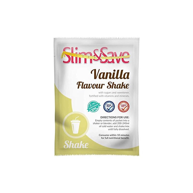 20 Slim & Save High Protein Low Carb Meal Replacement VLCD Shakes