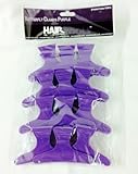 HAIR TOOLS Butterfly Hair Salon Section Clamps/Clips X12 PURPLE