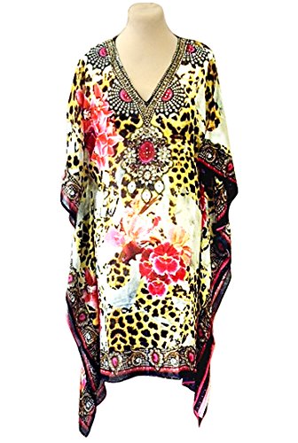 FunkyAsian FA2915 Beach Cover Up/Kaftan/Tunic Top/Summer Dress