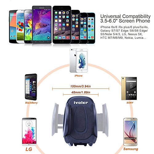 iVoler Soporte M vil Coche para Parabrisas y Salpicadero Universal con Ventosa y Brazo Ajustable 360 Grados Rotaci n para iPhone X 8 8 Plus 7 7 Plus 6 s 6 s Plus SE 5s 5 Samsung Galaxy S9 S9 S8 S8 S7 S7 Edge S6 S5 Huawei LG Motorola Xiaomi BQ Aquaris Sony y Android M viles Dispositivo GPS y m s Ancho de 48-100 mm Negro reviews iVoler Soporte M vil Coche para Parabrisas y Salpicadero Universal con Ventosa y Brazo Ajustable 360 Grados Rotaci n para iPhone X 8 8 Plus 7 7 Plus 6 s 6 s Plus SE 5s 5 Samsung Galaxy S9 S9 S8 S8 S7 S7 Edge S6 S5 Huawei LG Motorola Xiaomi BQ Aquaris Sony y Android M viles Dispositivo GPS y m s Ancho de 48-100 mm Negro