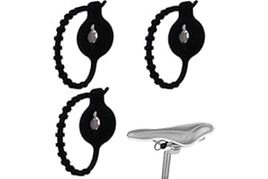 BULL TIGER PRESTIGE Gamrong 3 Pack Soporte Airtag Bicicleta Airtag Bicicleta Asiento GPS Localizador Airtags, Airtag Soporte antirrobo Bicicleta Accesorio Silicona Soporte Bicicleta Soporte Universal para Bicicleta