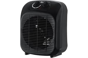 Sytech Calefactor de Aire portátil, termostato, 2 velocidades, 2400w, Negro