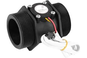 Yanmis Durchflussmesser, DN50 G2 Turbinendurchflussmesser Wasserdurchflussmesser Wasser Hall Sensor Schalter Meter für Warmwasserbereiter, Wasseraufbereitungssystem