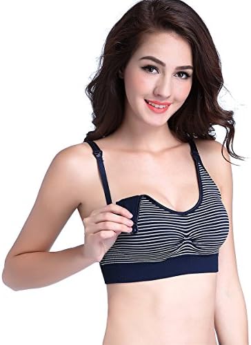 Keysui Women's Wirefree Non Padded Maternity Breastfeeding Nursing Bra