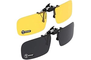 TERAISE Lunettes De Soleil Polarisées Clip Lunettes Anti - Éblouissement Uv400 Pour Hommes Femmes Conduite Voyage Outdoor Sports