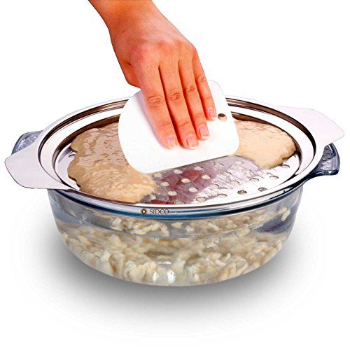 SIDCO ® Spätzle Profi Spätzlebrett Spätzlehobel Knöpfle Spätzlesieb rostfrei Edelstahl