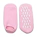 Pinkiou Softening Spa Gel Socks for Cracked Skin Moisturising Foot Care Exfoliating Dry Heel Booties Pedicure (Pink)