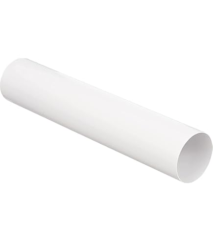 PVC Rohrverbinder 150mm - Innenverbinder Für Lüftungsrohre, Weiß