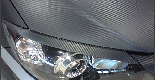 Qwrap 3D Carbon Fibre Texture Wrap Sheet Vinyl Decal Film (50CM X1.52M)