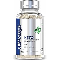 Nirvasa Keto Advanced Weight Management Capsules for Men & Women with Garcinia Cambogia, Green Tea Extract and Piperine…