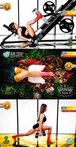 #NEU [7+5 Paar.GRATIS] AirSox® Deluxe|BOX Made.in.EU Herrensocken Damensocken 100% Organische Baumwolle | Damit Deine Füße ATMEN | Sneakersocken Sportsocken Business Schwarz Blau Bunt Weiß - 5