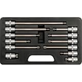 Dentado Set 12 piezas YATO YT-7753 - bit zócalo, 12pcs: hexagonal, spline