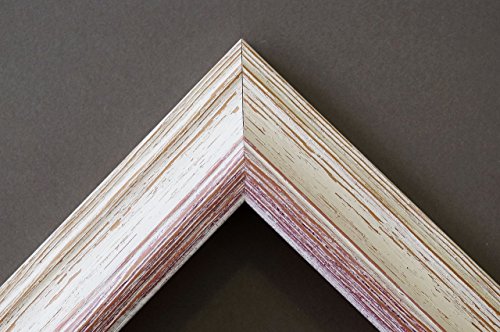 Spiegel Wandspiegel Badspiegel – Bari Beige Weiß Rot 4,2 – handgefertigt – 200 Größen zur Auswahl – Shabby Chic, Landhaus – 80 x 140 cm AM - 3