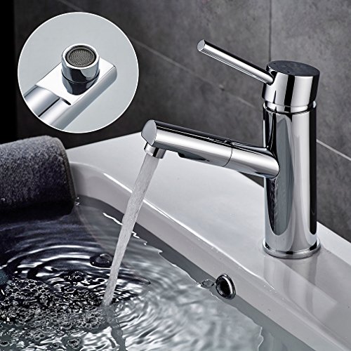Auralum® Wasserhahn Waschtischarmatur Niederdruck Einhandmischer Waschbecken Bad Armatur Typ D