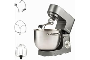 G3 Ferrari G20164 Mikser ręczny planetarny do ugniatania, 1800 W, 8 litrów, pojemnik ze stali nierdzewnej z uchwytami, podwójny hak, 8 prędkości, obsługa impulsów, akcesoria w zestawie